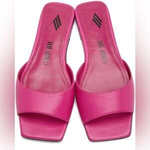 NWOT The Attico Pink Devon Flat Sandals SIZE 8 (39)